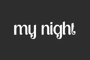 MyNightDemo font