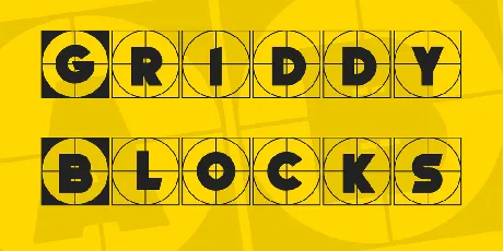 Griddy Blocks font