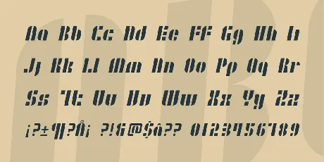 SF RetroSplice font