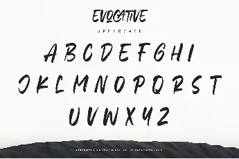 Evocative font