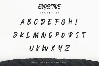 Evocative font