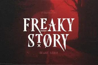 Freaky Story font