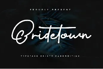 Bridetown font