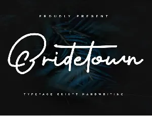 Bridetown font