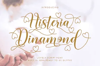 Histeria Dinamond font