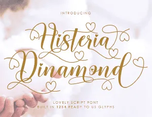 Histeria Dinamond font