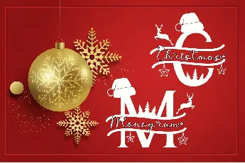 Cute Christmas Monogram font