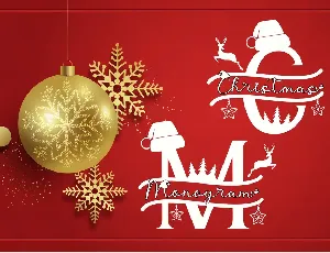 Cute Christmas Monogram font