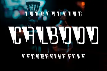 CALBOOD font