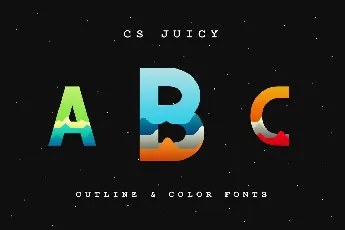 CS Juicy font