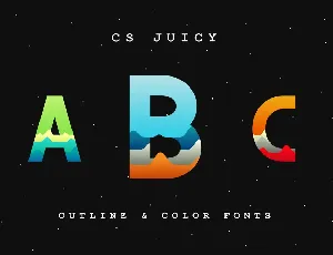 CS Juicy font
