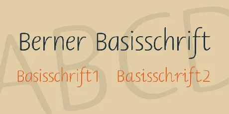 Berner Basisschrift font