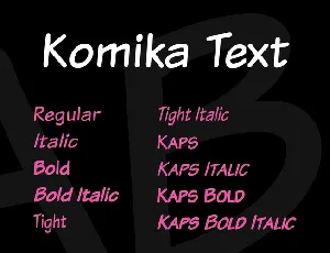 Komika Text font