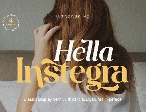 Hella Instegra font