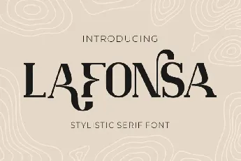 Lafonsa font