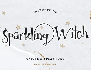 Sparkling Witch font