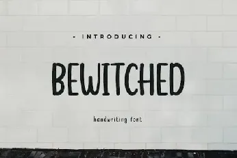 Bewitched Script font