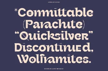 Galvitra Display font