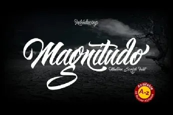 Magnitudo Script font