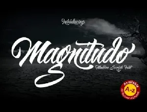 Magnitudo Script font