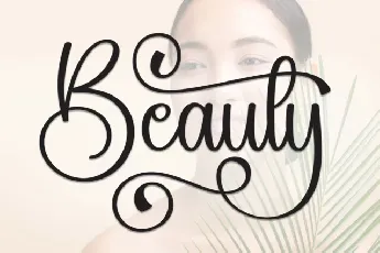 Beauty Calligraphy font