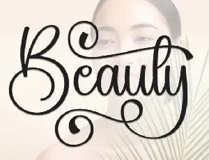 Beauty Calligraphy font