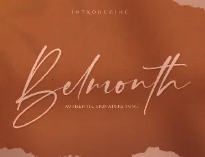 Belmonth font