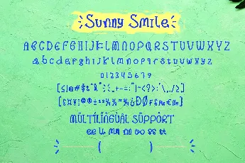 Sunny Smile font