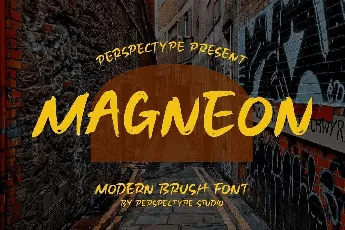 Magneon font