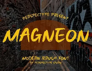 Magneon font