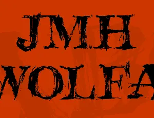 JMH Wolfa font