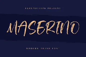 Maserino font