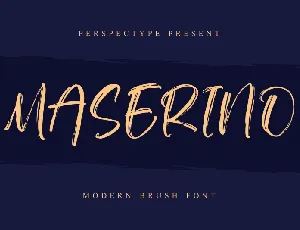 Maserino font