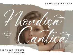 Mondisa Cantica font