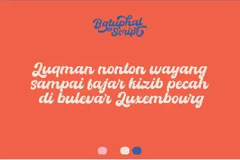 Batuphat Script font