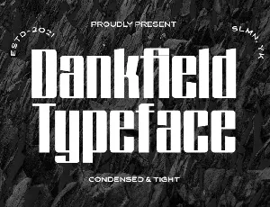 Dankfield font