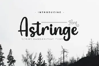 Astringe Script font