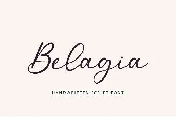 Belagia font