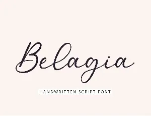 Belagia font