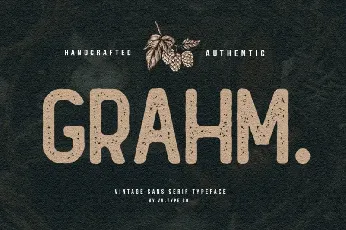 Grahm Display font