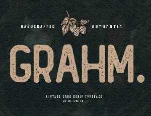 Grahm Display font