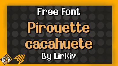 Pirouette Cacahuete font