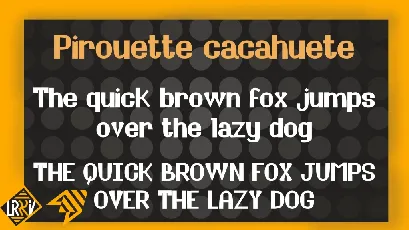 Pirouette Cacahuete font