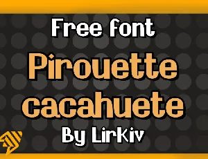 Pirouette Cacahuete font