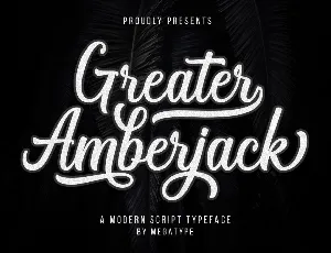 Greater Amberjack font