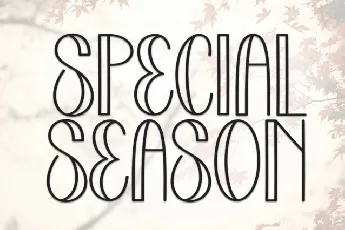 Special Season Display font