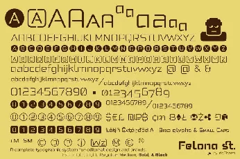 Felona st. Neo Stencil fonts