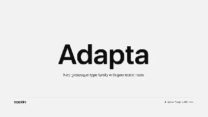 Adapta font