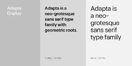 Adapta font