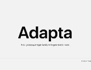 Adapta font